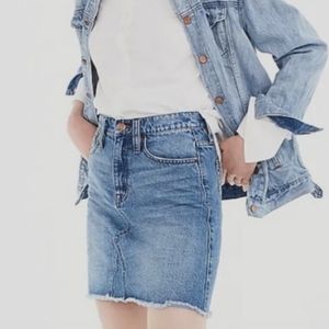 J. Crew Denim Mini Skirt